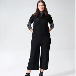 Kate Stretch Cotton Twill Jumpsuit